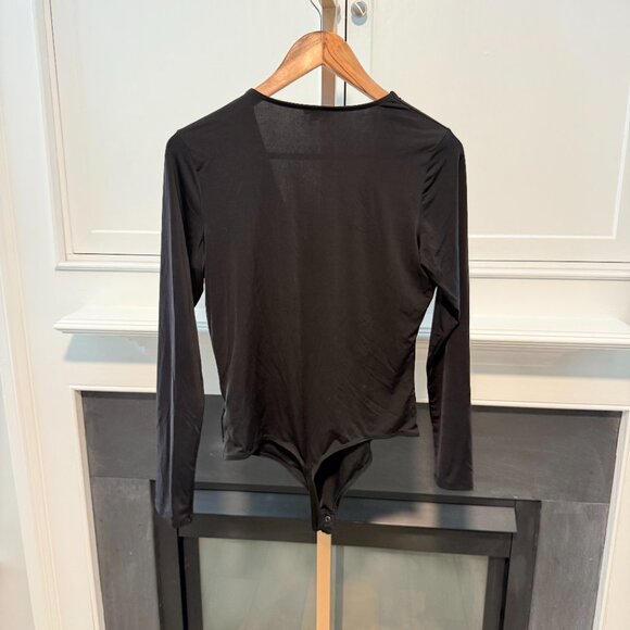 🖤 Express Body Contour Long Sleeve Bodysuit | Size Large - Picture 5 of 9